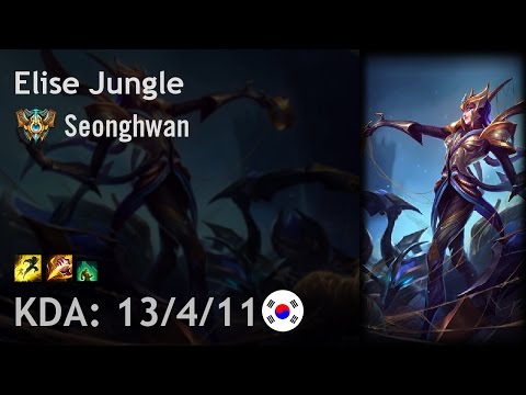 Elise Jungle vs Graves - Seonghwan - KR Challenger Patch 6.20