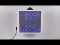 Wifi LED banner - 12V / plnobarevný displej s vysokým jasem (21,5x19,5cm) - Video Youtube
