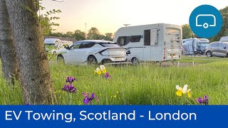 Outer Hebrides to London in an EV towing a caravan May 23