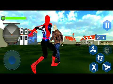 Flying Spider Hero Vs Vice City Gangster Crime Battle #8 Android Gameplay By Games Zone