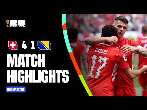Switzerland 4-1 Bosnia and Herzegovina