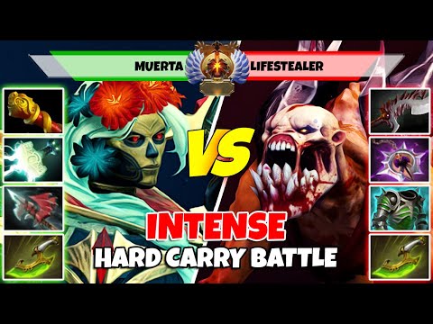MUERTA (Carry) vs LIFESTEALER (Carry) - Epic Battle Of Immortal Rank Dota 2 Players - Z Dota 2