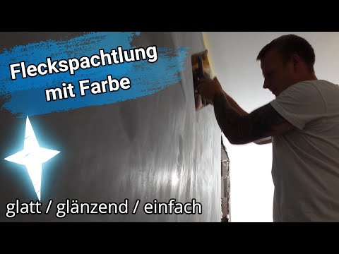 Stain filling with wall paint | DIY | smooth, shiny, easy | Patrick Zeller
