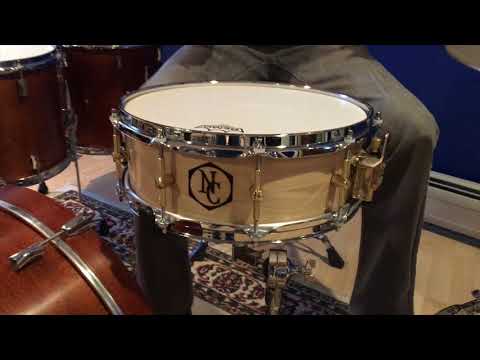 Noble & Cooley *Pre-Order* Solid Shell Classic 5x14" Tulip Snare Drum Natural Finish | Made in the USA | Special Order | Authorized Dealer image 2