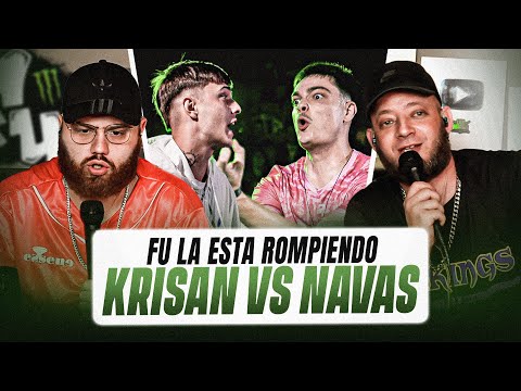 DTOKE REACTS to KRISAN vs NAVAS 🔥 with BARBA ROJA | IS FU REVIVING FREESTYLE? 🤔