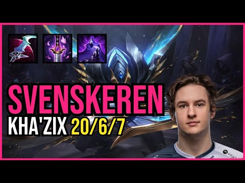 SVENSKEREN - KHA'ZIX vs. UDYR Jungle | NA GRANDMASTER | PATCH 11.2
