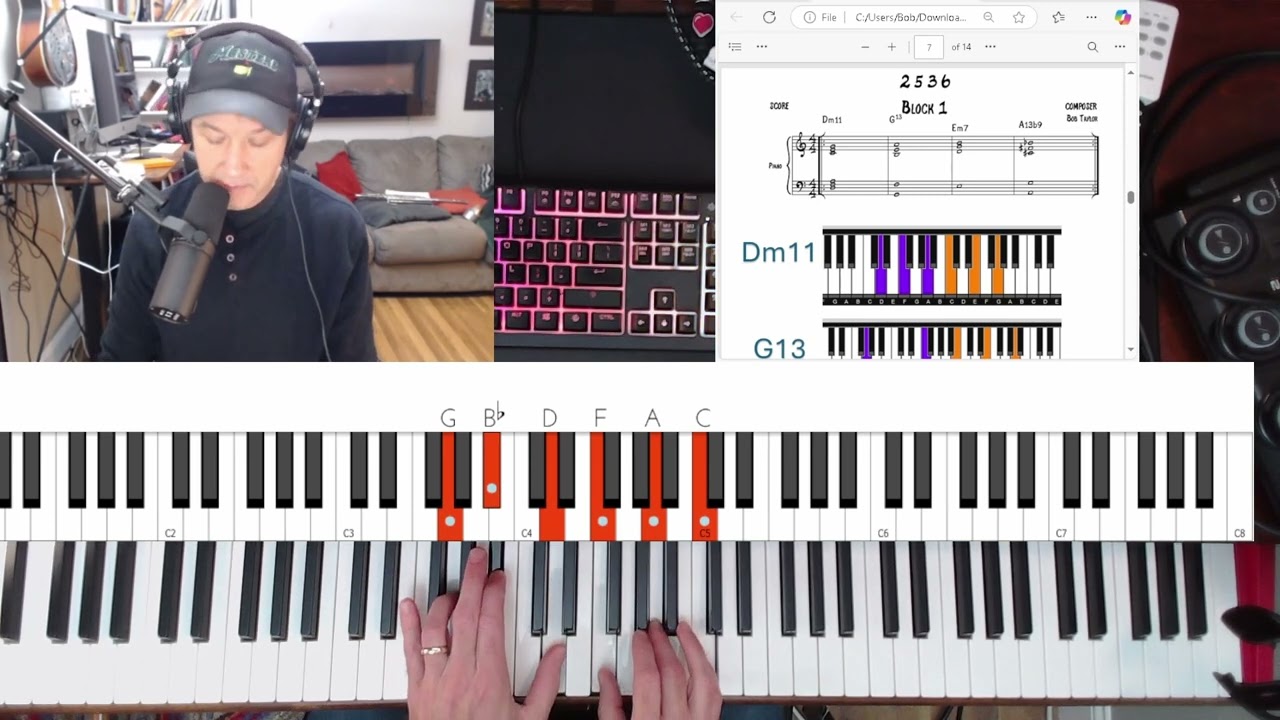 Block 1 Jazz Course lesson and free pdf below.