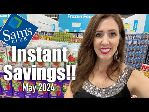 Sam's Club✨INSTANT SAVINGS✨May 2024!! || TONS of Instant Savings!! Save BIG