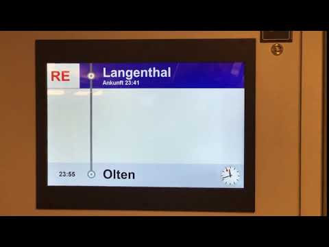 SBB Ansage - Langenthal - RE Bern – Olten (2019)