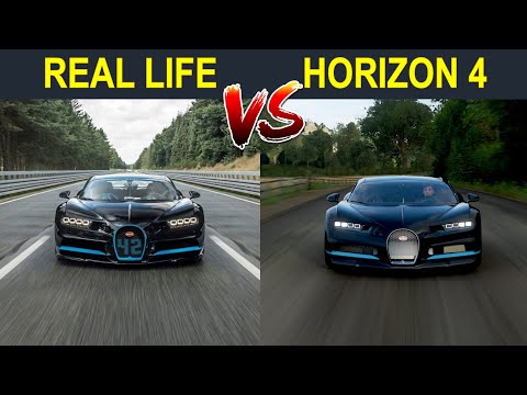 How Realistic Is Forza Horizon 4? l Comparing World's Fastest 0-400-0/0-249-0 Cars IRL vs. FH4