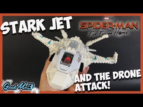 Vidéo LEGO Marvel 76130 : L'attaque de Spider Man avec le jet de Stark