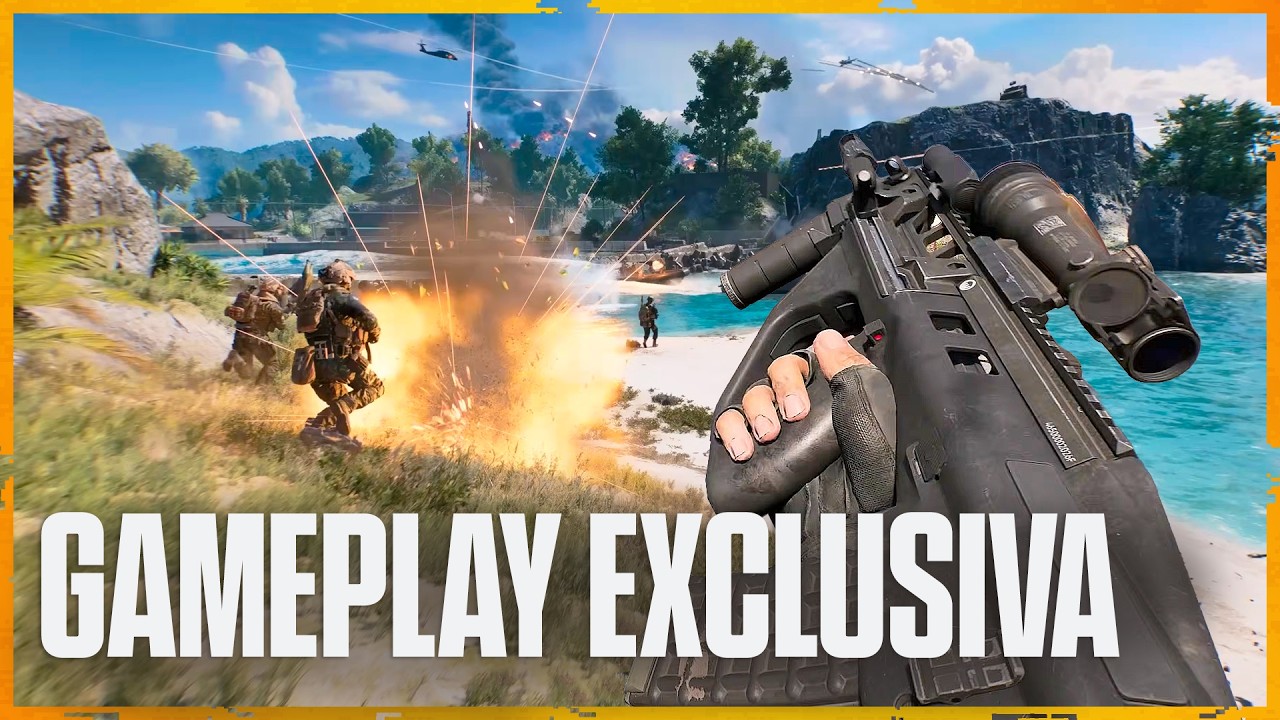 ENORME! Gameplay em Tsuru Reef, o NOVO MAPA do Battlefield 6