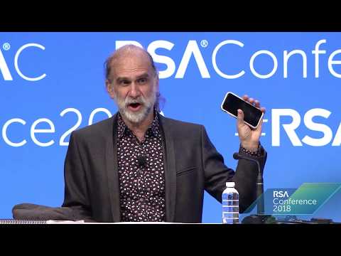 Cybersecurity is Failing at Two Things: Patching & Authentication | Bruce Schneier | RSAC 2018