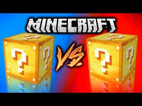 RED VS BLUE Minecraft LUCKY BLOCK WALLS
