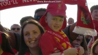 Zutons frontman sings 'Fields of Anfield Road'
