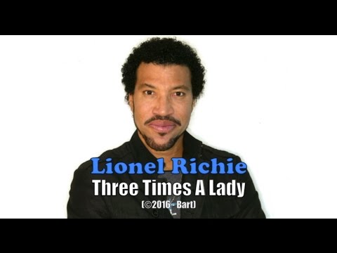 Lionel Richie Three Times A Lady Karaoke