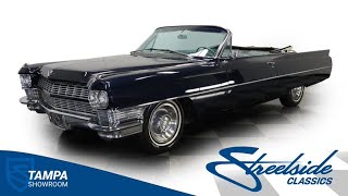 Video Thumbnail for 1964 Cadillac De Ville Convertible
