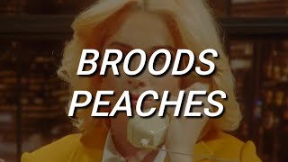 Broods - Peach (Lyrics)
