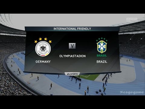FIFA 16 Gameplay - Germany VS Brazil - Full Game [ HD ]