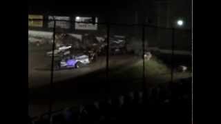 preview picture of video 'Ransomville speedway Friday the 13th crash ORGINAL VERSION!'