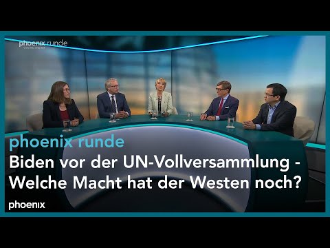 phoenix runde: Biden vor der UN-Vollversammlung - Welche Macht hat der Westen noch?