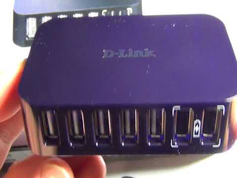 D-Link DLINK 7xUSB2.0 7 prievadų USBHub 480Mbps PC MAC video
