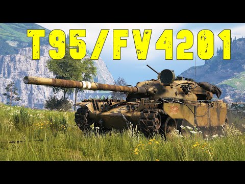 World of Tanks T95/FV4201 Chieftain - Solo Push Against an Entire Flank.