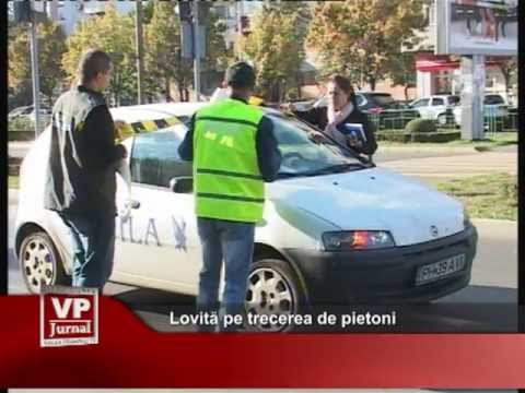 Lovită pe trecerea de pietoni