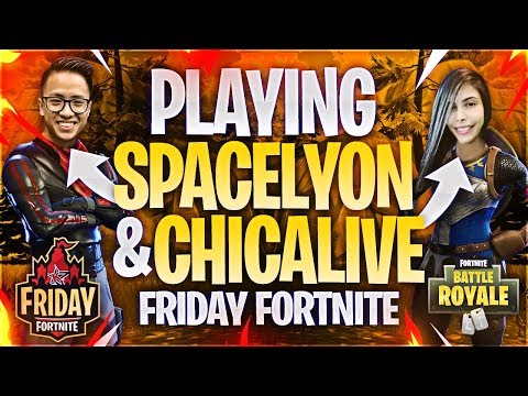 PLAYING FAZE SPACELYON AND CHICALIVE! (Fortnite Battle Royale)