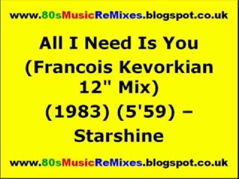 All I Need Is You (Francois Kevorkian 12