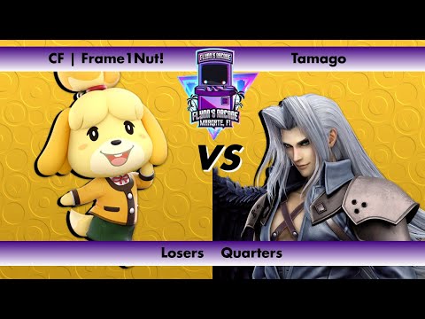 Flynn's Arcade 049 Losers Quarters - CF | Frame1Nut! (Isabelle) Vs Tamago (Sephiroth) SSBU Ultimate