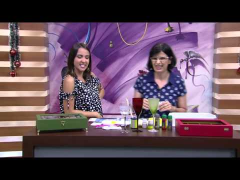 Mulher.com - 30/11/2015 - Porta cookies de natal em mdf - Vera Lucia Francisco PT1