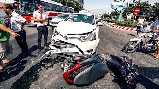 we were in a car crash (scary) - YouTube