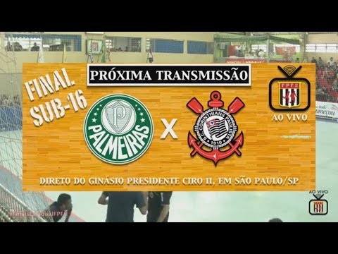 Palmeiras x Corinthians - Final Estadual Série Ouro Sub-16