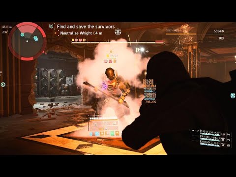 THE DIVISION 2 | 1 Billion SOLO One Shot Boss Wright Paradise Lost Incursion