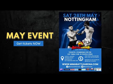 BATTLE ARENA: NOTTINGHAM POST FIGHT SHOW FEATURING ALL FIGHT WINNERS FROM THE CARD