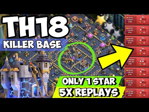 NEW KILLER TH18 Anti-2 Star Legend League Base Never Tripled! | Best TH18 War & CWL Base 2025 