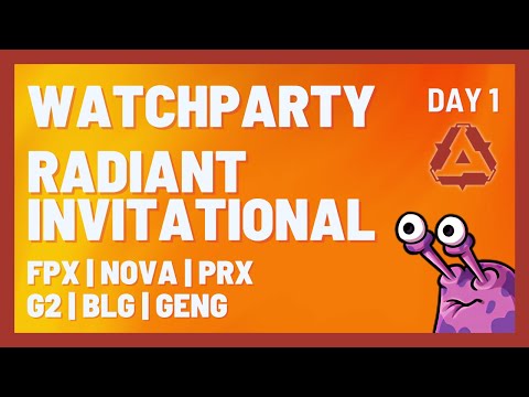 DAY 1 | Radiant International Invitational | !patreon !socials !yt !alienware