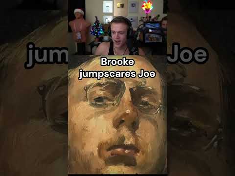 Brooke jumpscares Joe Bartolozzi