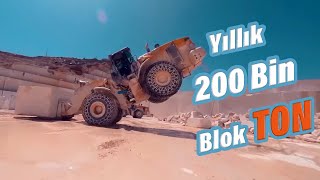 Yıllık 200 Bin Ton | Temmer Marble ''Rosalia Ocağı''