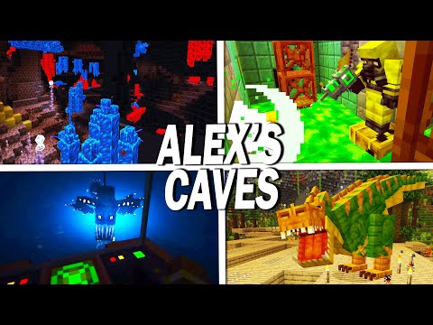 Exploring Alex's Secret Caves in Minecraft!