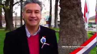 preview picture of video 'Saludo del Alcalde Jaime González en estas Fiestas Patrias 2013'