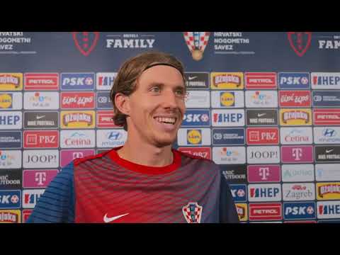 Dalić, Ivanović and Jakić after the victory over Montenegro