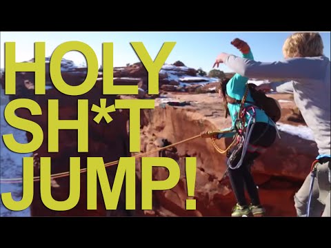 GUY PUSHES GIRLFRIEND OFF CLIFF -- GIANT ROPE SWING!