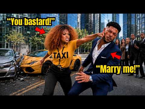 POOR Taxi Driver PUNCHED BILLIONAIRE For Crashing Her Car Then Saved Her Family From HELL