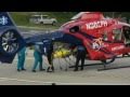 Emergency Helicopter Lands at Hospital - iNOVA Fairfax Hospital