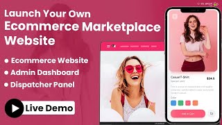 Build Your Own Ecommerce Website | Ecommerce Website With Admin Panel | Live Demo