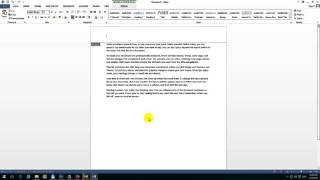 How to exit from Header & Footer (Microsoft Word 2013)