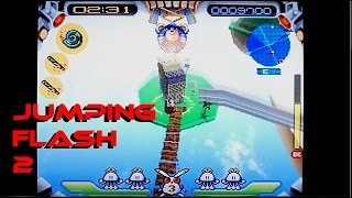 Jumping Flash 2: Big Trouble In Little Muu on PS1. Played for laughs with commentary