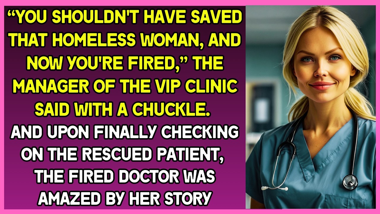 Doctor Fired for Saving Homeless Woman's Life Gets SHOCKING Surprise - amazing life story💖🙏